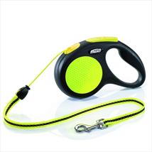 FLEXI® New Neon Retractable Reflect Dog Leash Cord 5mtr