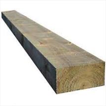 Green Tanalised Railway Sleeper 95mm x 195mm x 2.4m