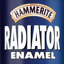 Hammerite Radiator Paint Gloss White Satin Spray 400ml
