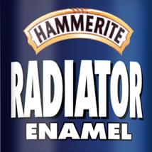 Hammerite Radiator Paint White Satin Spray 400ml