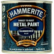 Hammerite Direct to Rust Hammered Finish Blue 750ml