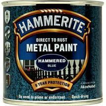 Hammerite Direct to Rust Hammered Finish Blue 250ml