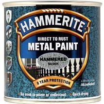 Hammerite Direct to Rust Hammered Finish Silver 2.5 ltr