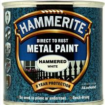 Hammerite Direct to Rust Hammered Finish White 2.5 ltr