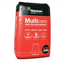 Hanson Multicem Cement Plastic Bag 25kg
