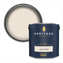 Dulux Heritage Velvet Matt Candle Cream 2.5ltr