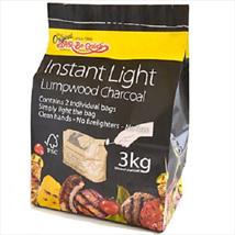 Instant Light Charcoal  2 x 1kg