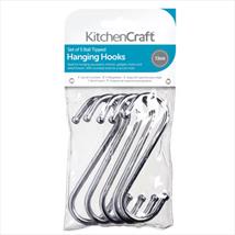 KitchenCraft 13cm Chrome Plated 'S' Hooks Pk of Five