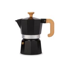 La Cafetière Venice Aluminium Espresso Maker, 3-Cup, Black