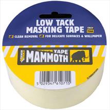 Mammoth Low Tack Masking Tape 25mm x 25m