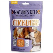 Natures Deli Chicken Wrapped Calcium Bones Dog Treats 100g