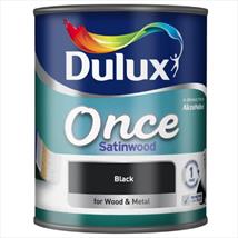 Dulux Once Satinwood Black