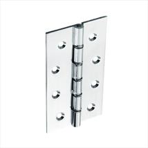 Securit Double Steel Washered Chrome Butt Hinge 100mm