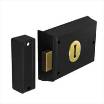 Securit Securit Double Handed Rim Deadlock Grey 100mm