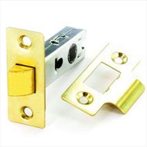Securit Mortice Latch Brass Plated 63mm