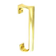 Securit Brass Pull Handle Oval Grip 225mm
