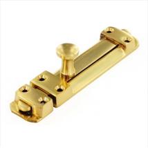 Securit Heavy Brass Door Bolt 100mm