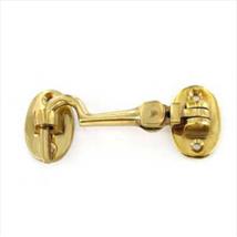 Securit Brass Cabin Hook Silent Type 100mm