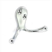 Securit Chrome Finish Double Robe Hook 75mm