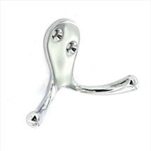 Securit Chrome Finish Double Robe Hook 75mm