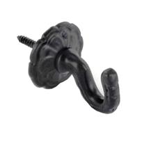 Securit Antique Tieback Hooks 40mm Rosette Pk of 2