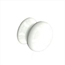 Securit Ceramic Knob White 35mm Pack of 2