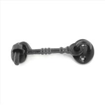 Securit Cabin Hook Cast Black 75mm