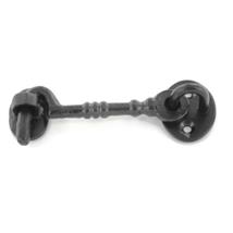 Securit Cabin Hook Cast Black 150mm