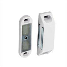 Securit Magnetic Catch White 60mm