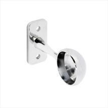 Securit Chrome Plated End Bracket 19mm Pk of 2