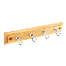 Securit 4 Chrome Plated Hooks On Plaque 220mm