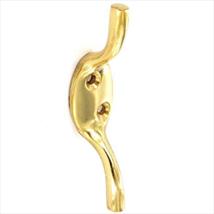 Securit Brass Cleat Hook Medium