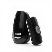 Status Wireless Plug in Door Chime with Light - Black