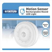Status USB Rechargeable Round Motion Sensor Light
