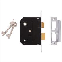 Union 2295 2 Lever Mortice Sashlock Polished Brass 63mm 2.5in