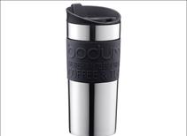 Bodum Travel Mug Stainless Steel Black or Red