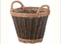 Wicker Heavy-Duty Log Basket Small