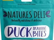 Natures Deli Duck Training Bites Dog Treats 100g