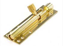 Securit Brass Door Bolt 25mm x 150mm
