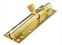 Securit Brass Door Bolt 25mm x 38mm