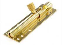 Securit Brass Door Bolt 25mm x 100mm