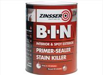 Zinsser B.I.N Primer & Sealer Stain Killer Paint 1ltr