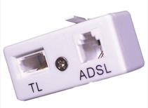 Broadband Adsl Double Telephone Adaptor