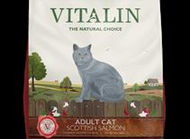 Vitalin Natural Adult Cat Scottish Salmon 1.5kg
