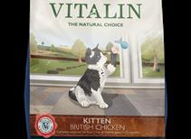 Vitalin Natural Kitten British Chicken 1.5kg