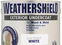 Dulux Weathershield Exterior Quick Drying Undercoat Pure Brilliant White 750ml