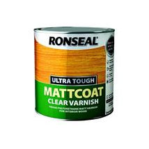 Ronseal Ultra Tough Mattcoat Interior Clear Varnish 250ml
