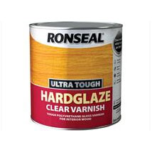 Ronseal Ultra Tough Hardglaze Internal Clear Gloss Varnish 250ml