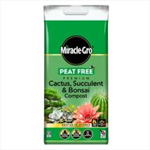Miracle-Gro Peat Free Premium Cactus & Bonsai Compost 10ltr