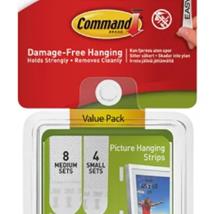 Command Small & Medium Picture Hanging Strips Value Pack